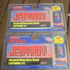 Jeopardy Tiger Electronic Handheld Game Cartridge  1 & 2  New Vintage 1995