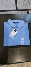 Member's Mark Men's Polo Shirt Blue, Short Sleeve, Performance Golf