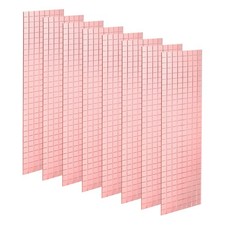 8 Sheet 3840 Pcs 5x5mm Self Adhesive Mirror Mosaic Tiles Sticker, Rose Gold
