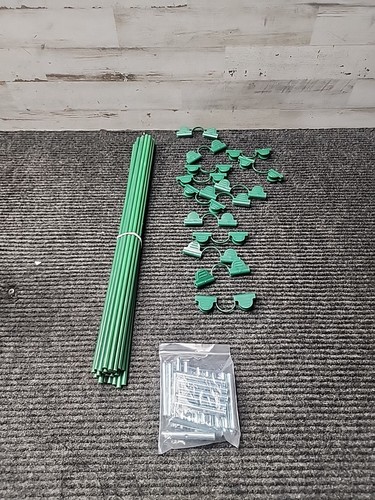Maxpace Greenhouse DIY Grow Tunnel, Rust-Free Fiberglass, 25pcs Garden Stakes