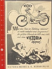 Victoria Vicky Moped      Werbeanzeige von 1954     (060617106)