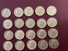 Mixed Lot of 20 Roosevelt Dimes 90% Silver  1950-1964 Circulated