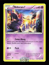 Pokemon Nidoran M 43/114 LP Steam Siege