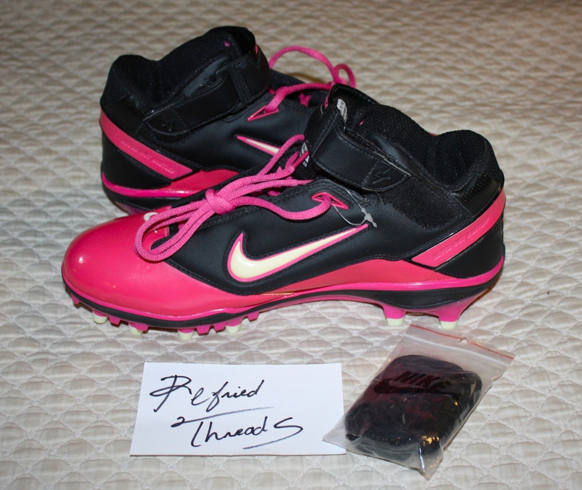 Breast Cancer Awareness Nike Men 11 Pink Zoom Air LT Super Bad TD BCA Cleat 2010 Men main image 4