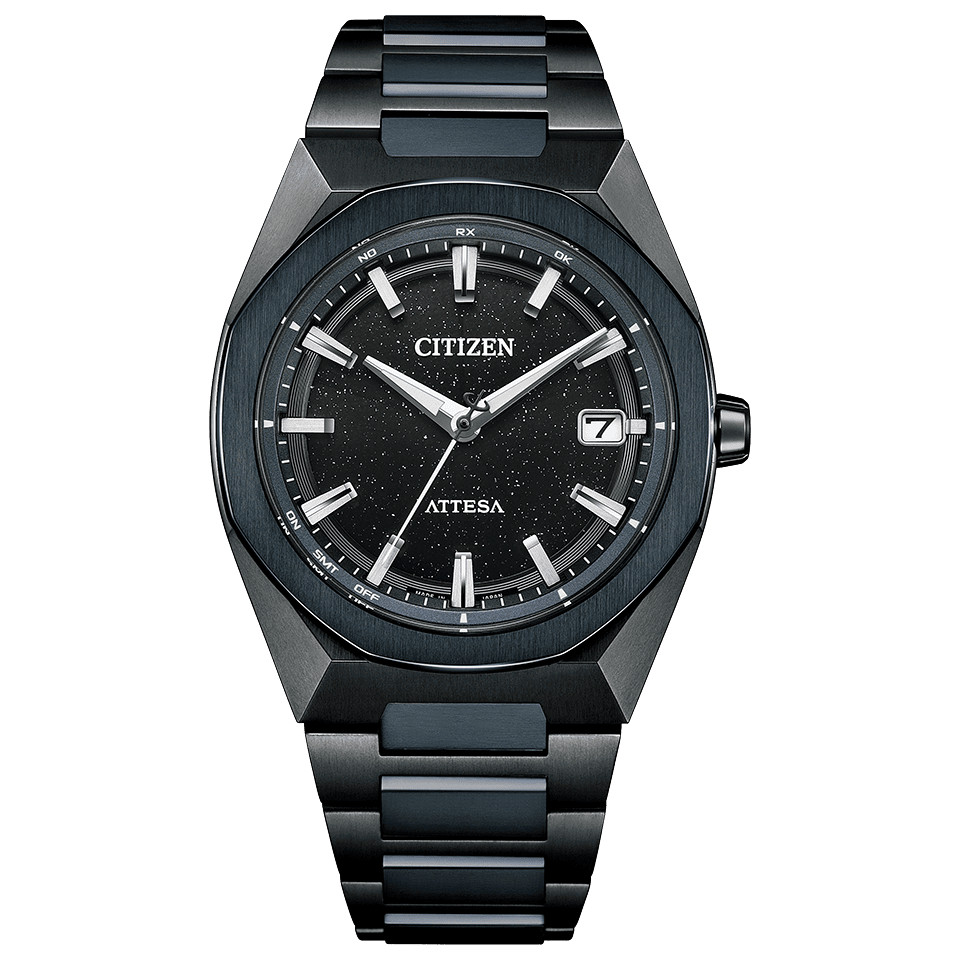 Citizen Men's Watch Attesa CB3046-76E Blue Universe Eco-Drive Titanium Radio