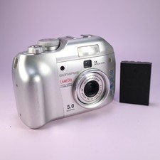 Olympus Camedia C-5000 Zoom 5.0MP Compact Digital Camera Silver Tested *Read*