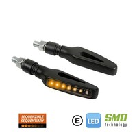 Kostenloser Versand Sequenzielle Led-Blinker Lampa Glory Sq 12V FüR Motorrad