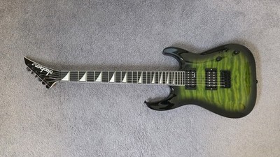 Used Jackson Dinky Arch Top JS32Q DKA HT Electric Guitar Transparent Green
