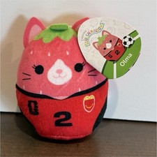McDonald  s Squishmallows FIFA World Cup 2026 Olma 2 Strawberry Cat Plush w/ Tag