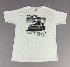 90s VINTAGE Porsche 911 Sports Cars T-Shirt Size XL Grey RARE Dial 911