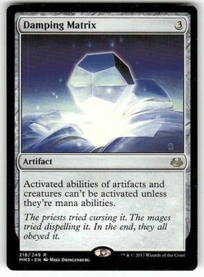 Damping Matrix 218 Rare Modern Masters 2017 Magic: The Gathering Lightly Played