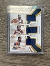 Mikal Bridges,Jalen Brunson,Karl-Anthony Towns 2024-25 Immaculate Triple Mem /99