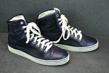 Hogan Rebel Damen Sneaker Freizeit Schuhe Leder blau Gr. 38 high top FS184