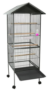 Vogelkäfig, Voliere XXL Größe, Wellensittich Vogelvoliere aus Metall Käfig