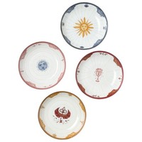 4Er-Set Tiefe Teller Westwing Mystic Porzellan