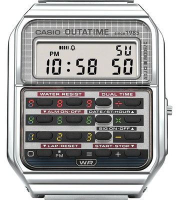 CASIO OUTATIME デジタル腕時計 CASIO Back to the Future OUTATIME Collaboration Watch CA-500WEBF