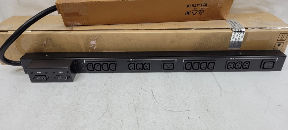 APC NetShelter Basic Rack PDU, Half Height, 100-240V/20A, 220-240V/16A, NEW - Image 2 of 4