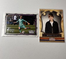 2011 Panini Justin Bieber 2.0 Justin Bieber EXPO12 Soccer RARE 2/5 SSP Like 1/1