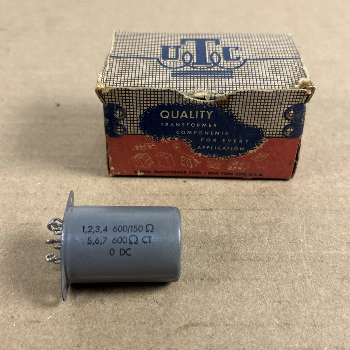 UTC R-111 NOS 2台 UTC 老式变压器| eBay