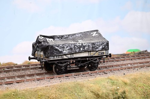 Bausatz gebaut Spur O BR offener Planwagen Nr.182383 | Condition: Used