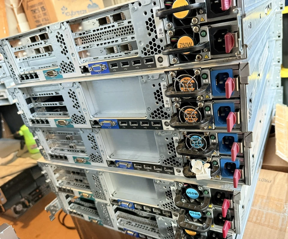 HP ProLiant DL380P Gen8 2x 8-Core Xeon E5-2690 2.90GHz 96GB RAM 8x Bays No HDDs - Image 4 of 4