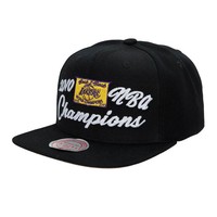 Los Angeles Lakers Nba Mitchell & Ness 10 Nba Champs Snapback Hwc