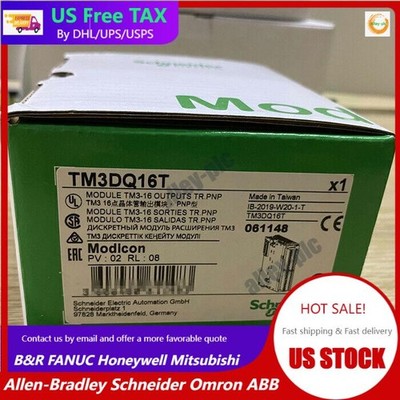 One Schneider TM3DQ16T PLC Module New In Box Fast Shipping TM3DQ16T US Free TAX