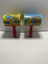 T. Conn Inc Tin Noise Maker Antique Made In USA Set Of 2