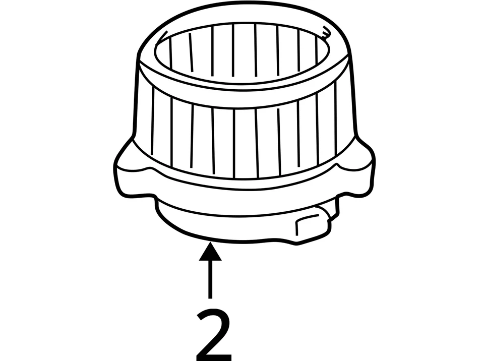 Motor soplador delantero compatible con 01-06 LEXUS LS430 301357 Foto 4 de 4