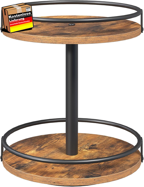 Hoobro GewüRzregal, KüChenregal, 3-Stufiger Drehbarer GewüRzstäNder, KüChen-Orga-image