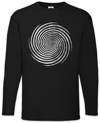 Hypno Spiral I Langarm T-Shirt Kreis Kreisel Spirale Hypnose Hypnotisierend Maze