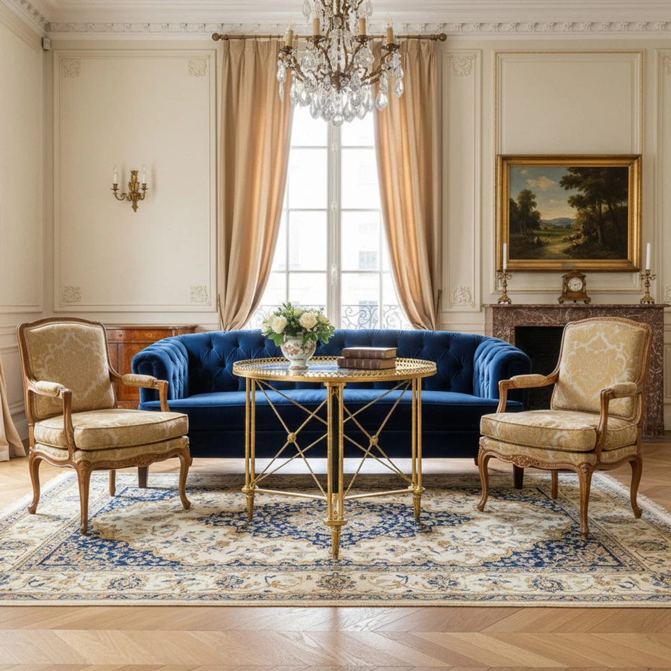 Mesa auxiliar francesa de bronce dorado Gueridon, manera de Maison Jansen aprox. Años 30 Foto 4 de 4