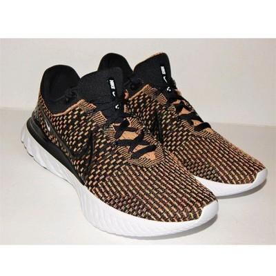 Nike React Infinity Run FK 3 Flyknit Shoes Black/Multicolor DH5392-002 Mens 11