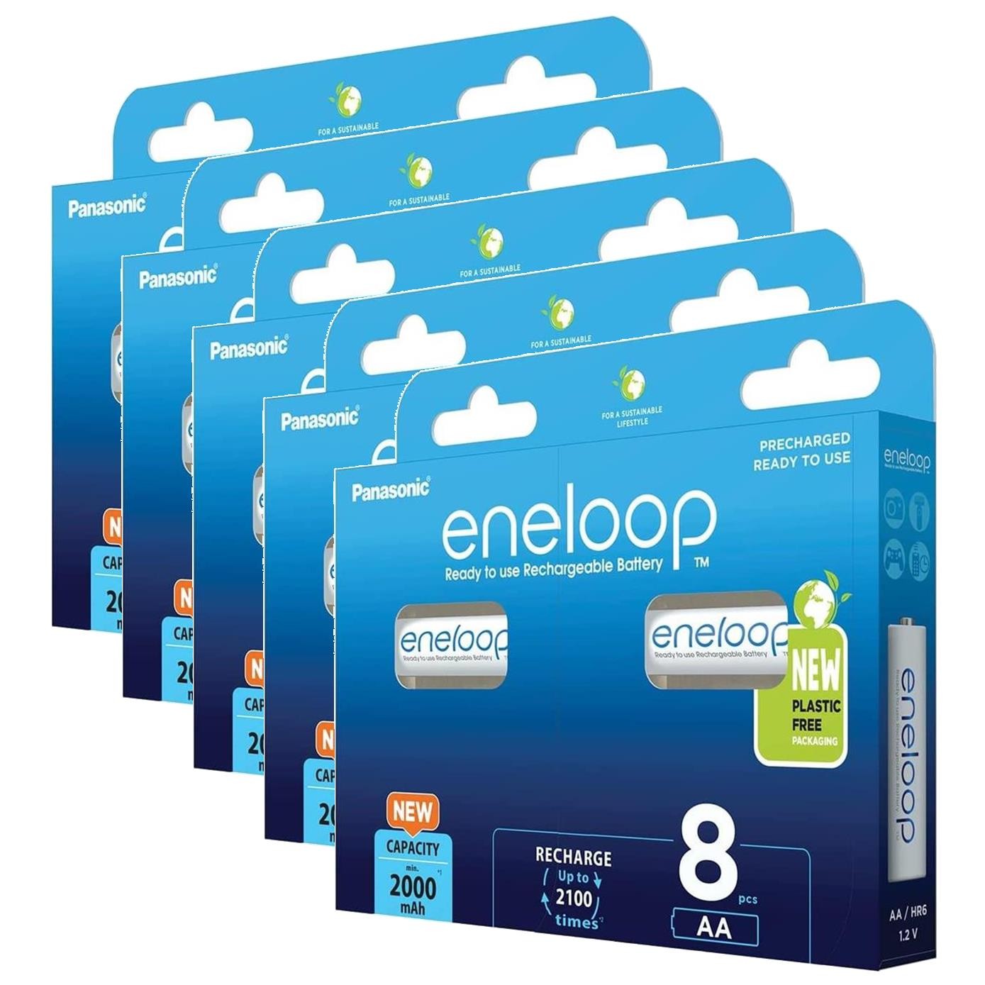 Panasonic Eneloop AA anti autodécharge lot 40 piles rechargeables