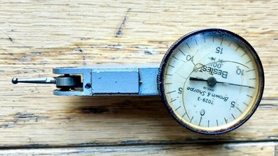 Brown & Sharpe 7029-3 BesTest Dial Test Indicator Jeweled .001'' Swiss