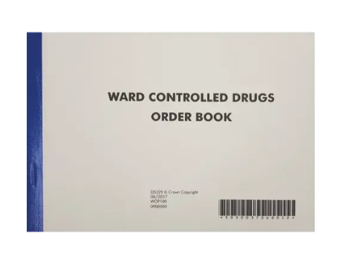 Ward Controlled Drugs - Order Book - A5