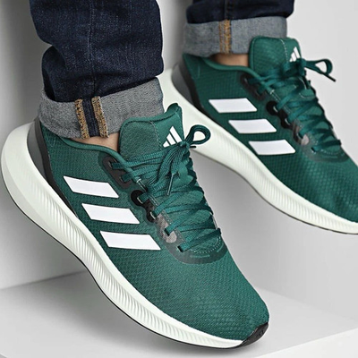 #ad #ad Adidas Run Falcon 3.0 Men’s Running Shoe Green Sneakers Footwear Trainers #G3 $42.95