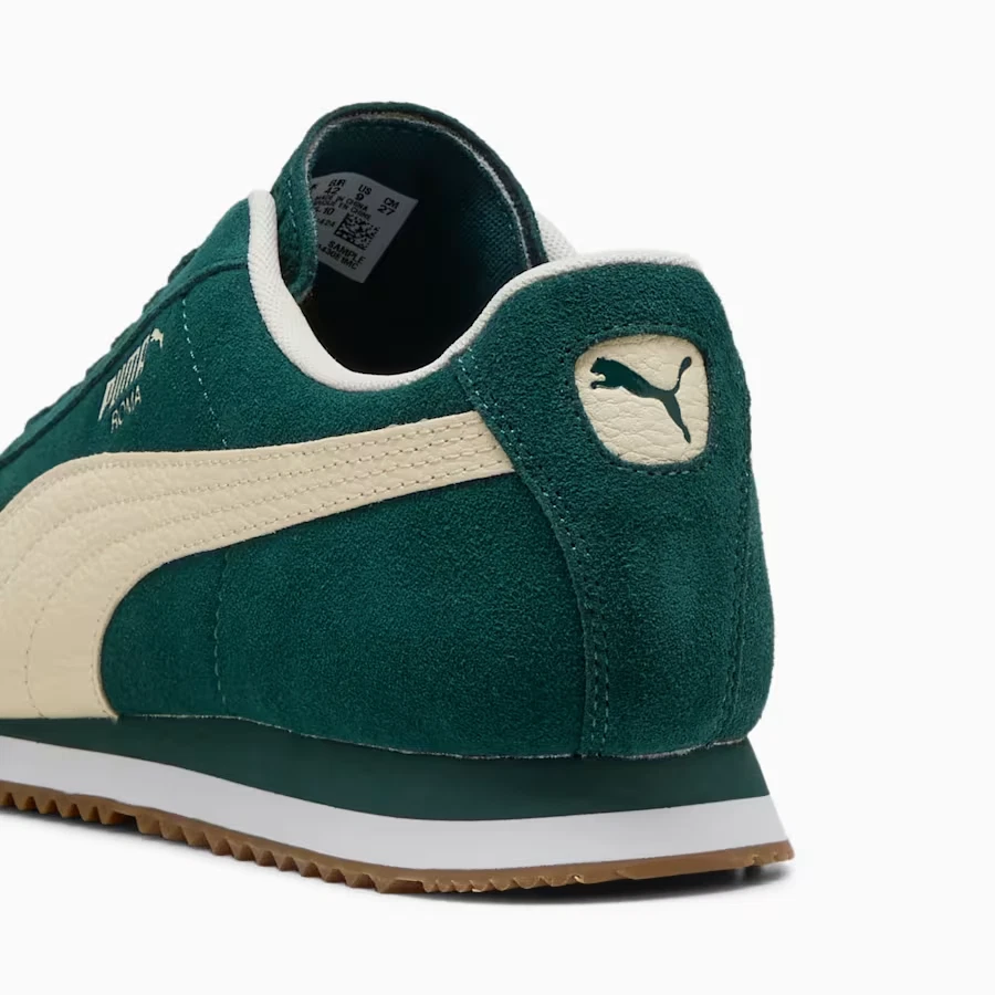 Puma Roma Suede En Verde Y Blanco Todas Las Tallas Stock Limitado - Imagen 3 de 4