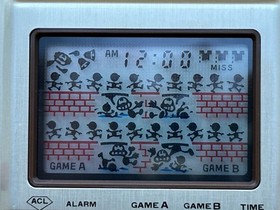 Nintendo Game & Watch MANHOLE MH-06 Gold Series 1981 Mint in Box