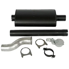 Muffler Kit - Black Fits John Deere 2840 2940 2950 2955 3150 310 3155