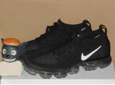 Nike Air VaporMax Flyknit 2.0 Triple Black Men s Running Shoes Air Cushion Light