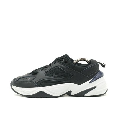 Nike Herren Air Monarch IV Sportschuh Schwarz Leder Atmungsaktiv Sneaker EU 40.5