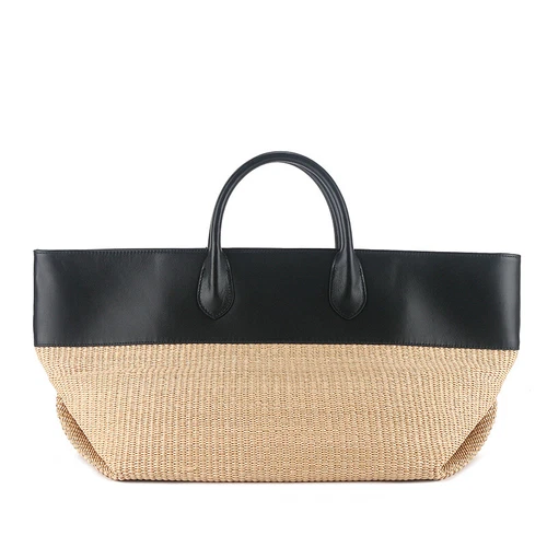 Bolso de Mano Vaca Vaca Vaca Vaca con Rafia, Cercanías Gran Capacidad para Mujer - Imagen 6 de 18