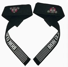 Weightlifting Lifting Wrist Straps by IRON CLASP | Gym Wrist Straps