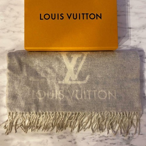 Louis Vuitton DONNA SCIARPA CASHMERE CON LOGO AUTENTICO Usato condizione  m400 | eBay