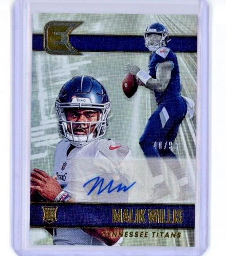 2022 Panini Chronicles Malik Willis #ESS-MAW