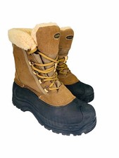 NORTHSIDE MENS Brown SUEDE WATERPROOF BOOTS Thermolite SIZE 7