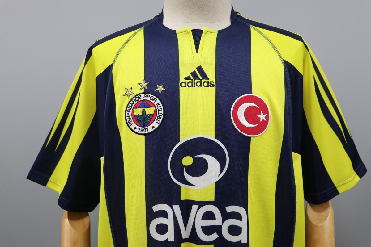 ADIDAS Fenerbahce 2004-06 FC #17 v.Hooijdonk Football Jersey ADIDAS Fenerbahce 2004-06 FC #17 v.Hooijdonk Football Jersey