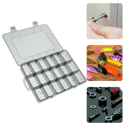 Plastic Storage Case Screws Bin Compartments Bead Organizer Storage - Bild 12 von 12