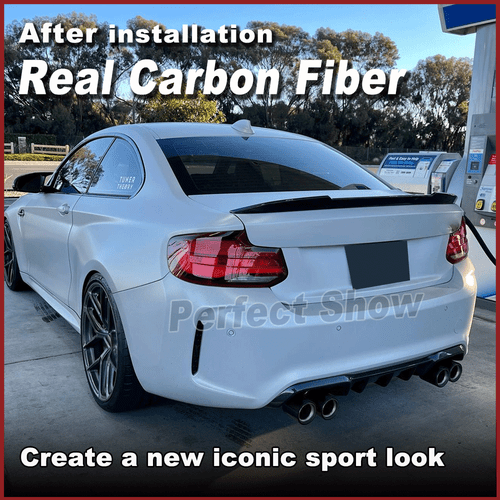 Alerón trasero de carbono alerón borde de demolición se adapta a BMW Serie 2 F22 M2 F87 M235i M240i - Imagen 3 de 12